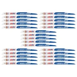 LENOX LUMBERWOLF 9 In. Bi-Metal Reciprocating Saw Blade 6 TPI 25 Pk