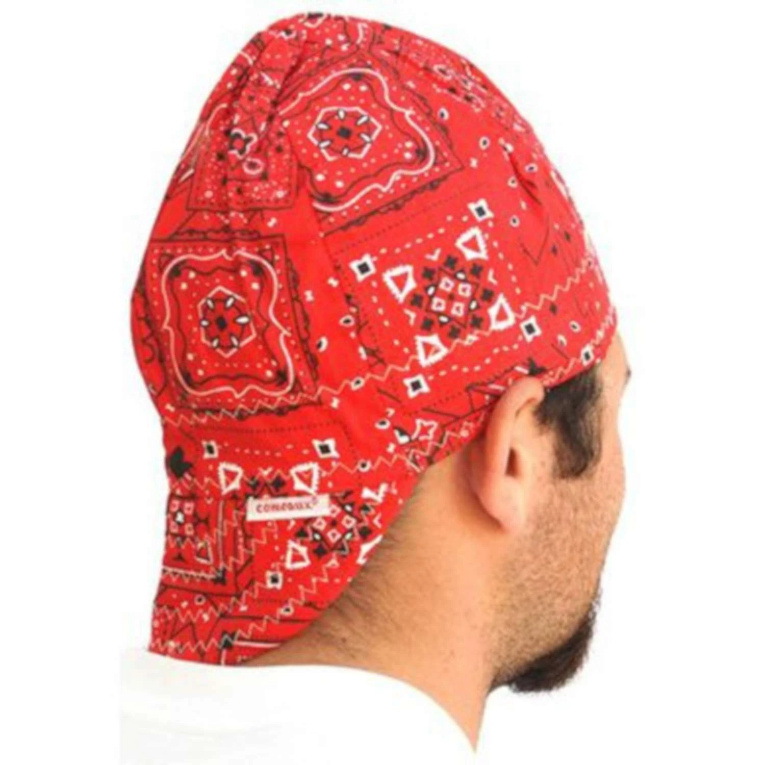 Forney 7.5 In. H X 7.5 In. W Cotton Welding Cap Multicolored 1 Pc 1 Forney 7.5 In. H X 7.5 In. W Cotton Welding Cap Multicolored 1 Pc