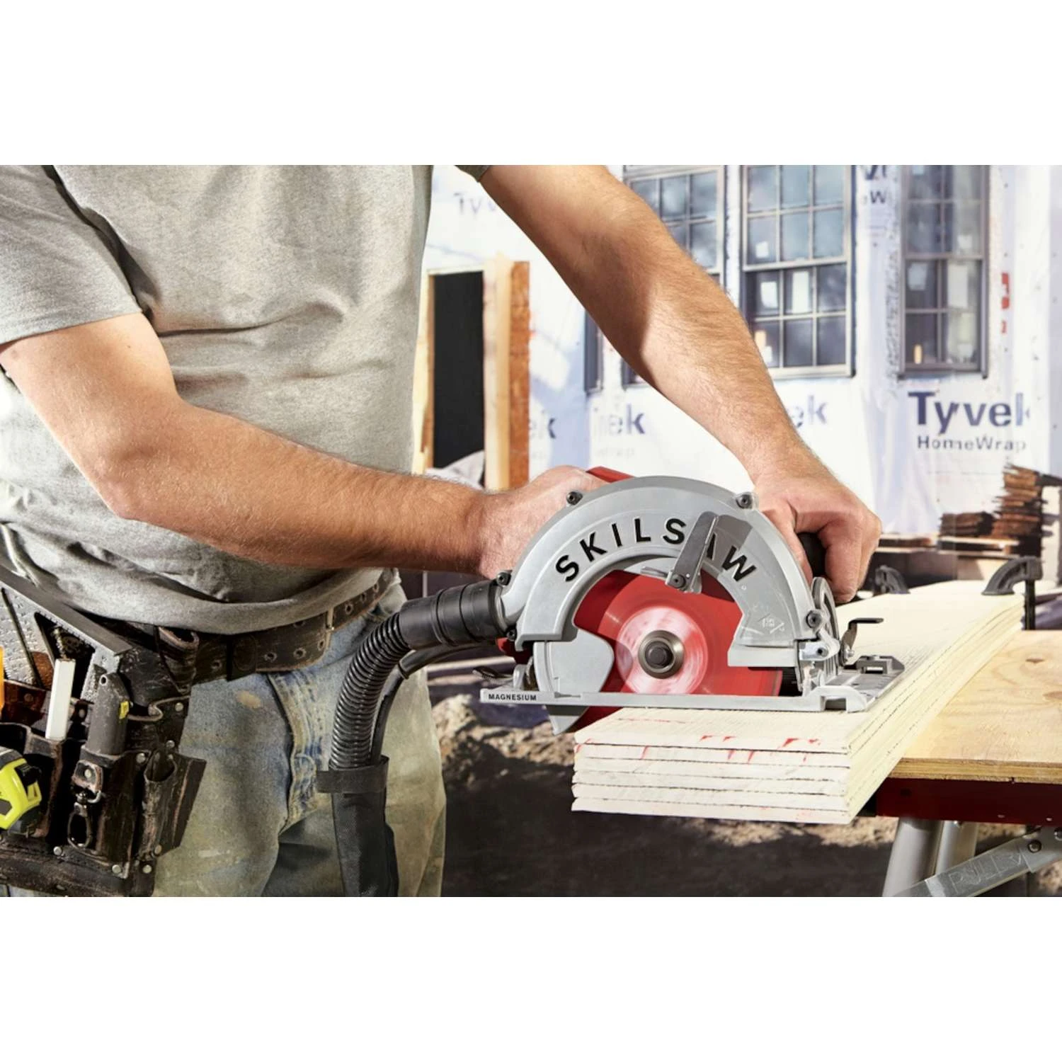 SKIL 15 Amps 7-1/4 In. Corded Brushed Circular Saw 3 SKIL 15 Amps 7-1/4 In. Corded Brushed Circular Saw - Image 3