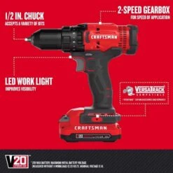 Craftsman V20 Cordless Brushed 5 Tool Combo Kit -Craftsman Shop cb9b1d0d 5c31 44f2 9c26 5f4d931d5650