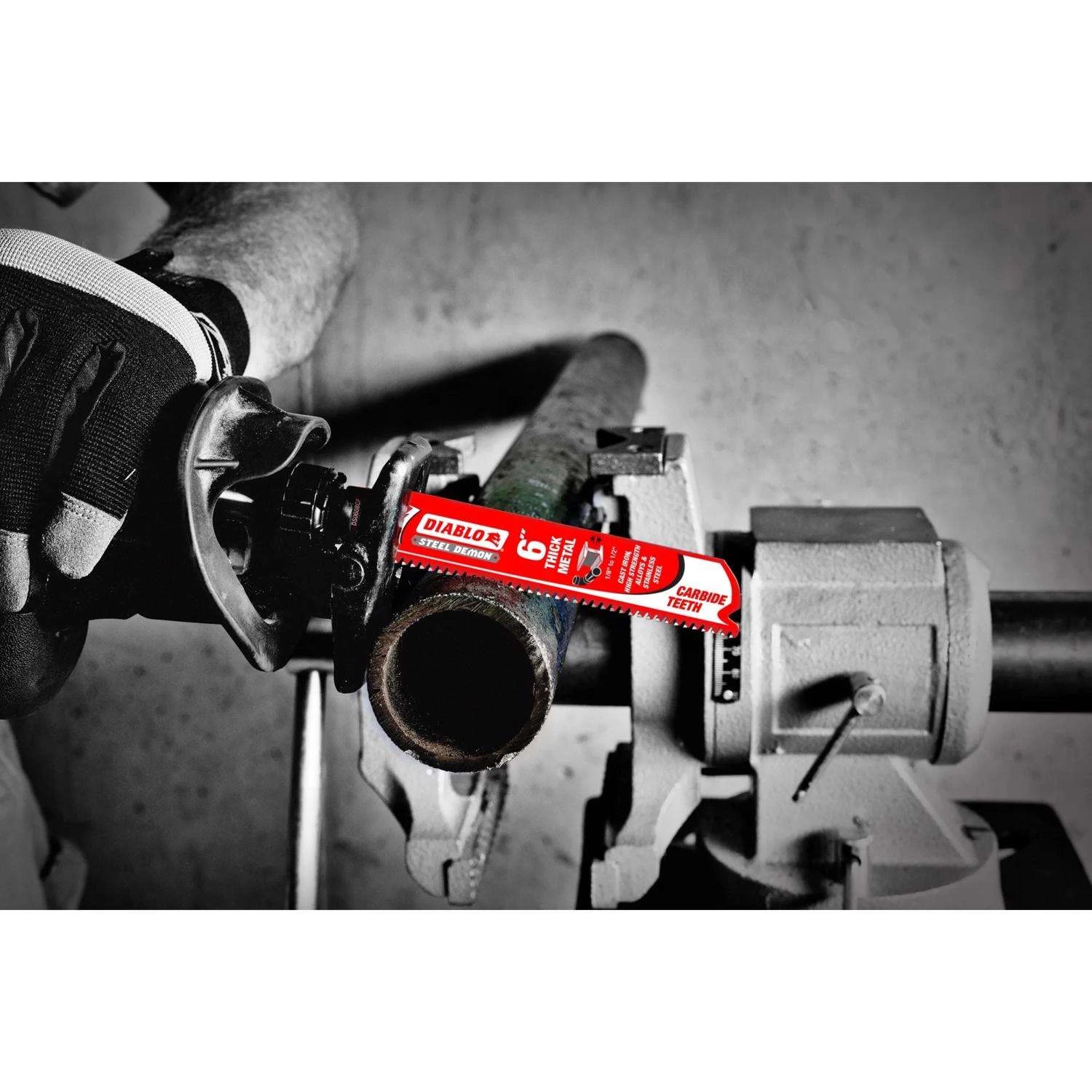 Diablo Steel Demon 9 In. Carbide Reciprocating Saw Blade 8 TPI 3 Pk 3 Diablo Steel Demon 9 In. Carbide Reciprocating Saw Blade 8 TPI 3 Pk - Image 3