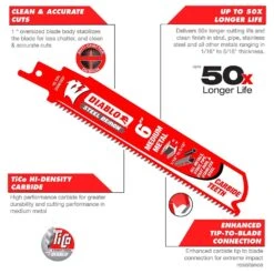 Diablo Steel Demon 6 In. Carbide Tipped Medium Metal Reciprocating Saw Blade 10 TPI 3 Pk 7 Diablo Steel Demon 6 In. Carbide Tipped Medium Metal Reciprocating Saw Blade 10 TPI 3 Pk -Craftsman Shop d5560ef9 c9c3 4403 811c a067dd9b9814