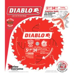 Diablo 5-3/8 In. D X 10 Mm TiCo Hi-Density Carbide Trim Saw Blade 24 Teeth 1 Pk -Craftsman Shop d5d3b48f cb9a 4442 a103 dfdde2f1f119