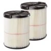 Craftsman 6.75 In. D General Purpose Wet/Dry Vac Cartridge Filter 5-20 Gal 2 Pc -Craftsman Shop d613fed8 f0ab 43c0 b464 9a78ba38f612