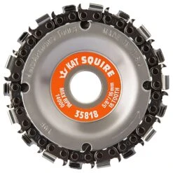 King Arthur's Tools 4 In. D X 5/8 In. Steel Chain Saw Type Cutting Wheel 18 Teeth 1 Pk