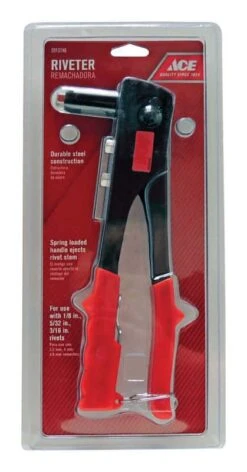 Ace Steel Rivet Tool Red 1 Pc