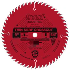 Freud 9 In. D X 5/8 In. Fine Finish Crosscut TiCo Hi-Density Carbide Table Saw Blade 54 Teeth 1 Pk