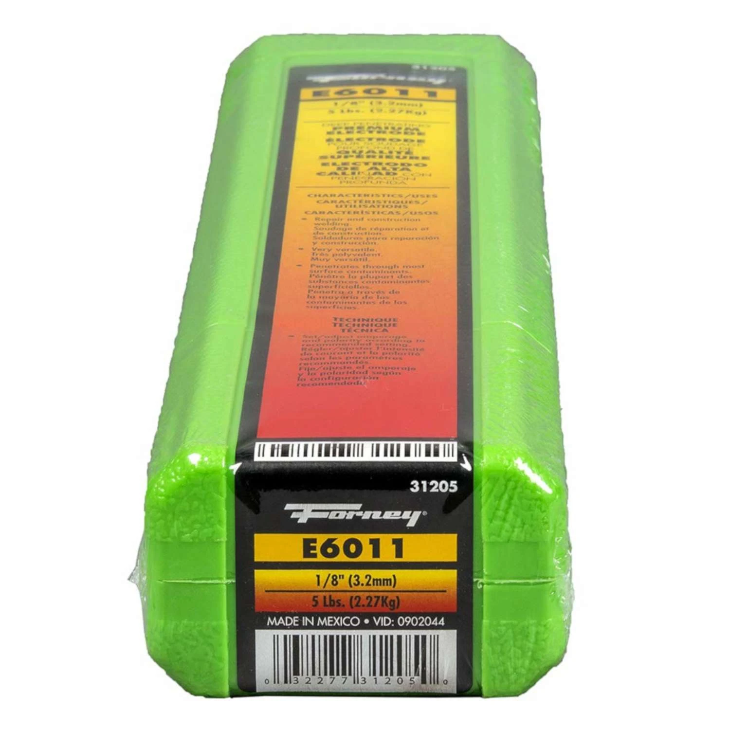 Forney 1/8 In. D X 14.6 In. L E6011 Mild Steel Welding Electrodes 60000 Psi 10 Lb 1 Pk 3 Forney 1/8 In. D X 14.6 In. L E6011 Mild Steel Welding Electrodes 60000 Psi 10 Lb 1 Pk - Image 3