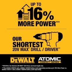 DeWalt 20V MAX ATOMIC 1/2 In. Brushless Cordless Drill/Driver Tool Only -Craftsman Shop e6507e71 c089 42f6 9af0 15b96f33a8da