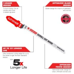 Diablo 4 In. Bi-Metal T-Shank Fast Wood Jig Saw Blade 6 TPI 5 Pk -Craftsman Shop e956d7f8 bbf5 4eae b393 d691b23f6ffc