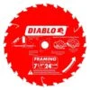 Diablo Tracking Point 7-1/4 In. D X 5/8 In. TiCo Hi-Density Carbide Framing Saw Blade 24 Teeth 3 Pk -Craftsman Shop efa4db79 1c3c 4963 8c9d 1316eb72c4fd