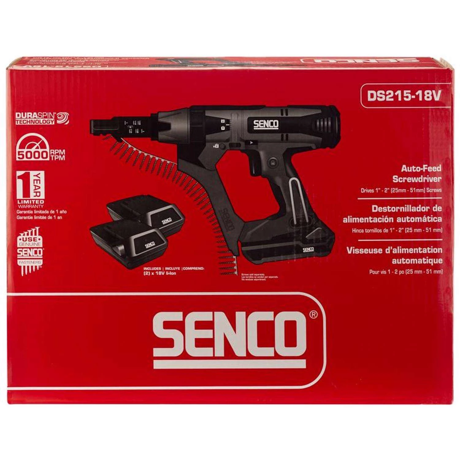 Senco 18V Cordless Auto-Feed Screwdriver Kit 2 Senco 18V Cordless Auto-Feed Screwdriver Kit - Image 2