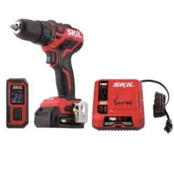 SKIL 12V PWR CORE Cordless Brushless 2 Tool Drill Driver And Laser Measure Kit