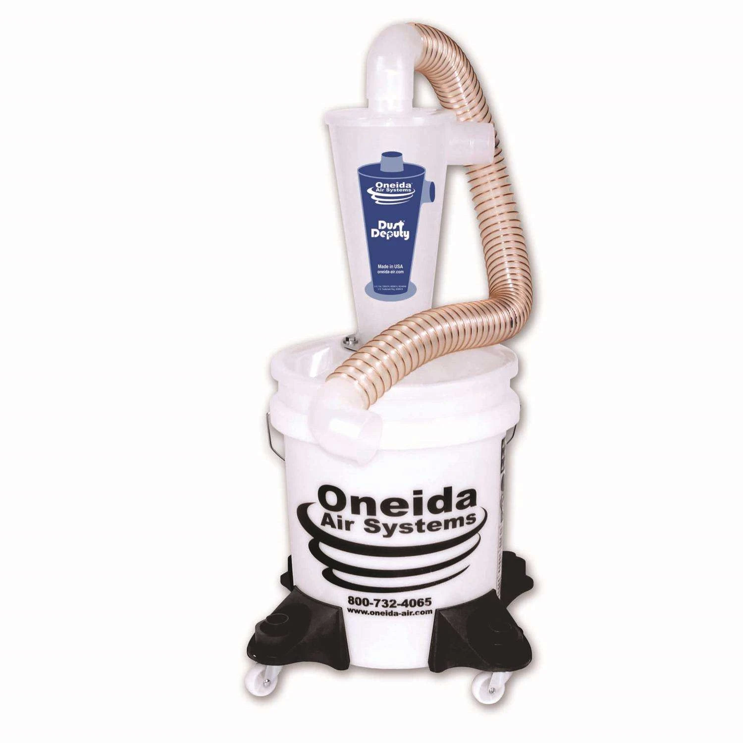 Oneida Air Systems Dust Deputy 29.75 In. L X 17.75 In. W X 17.75 In. D Deluxe Wet/Dry Vac Cyclone Se 2 Oneida Air Systems Dust Deputy 29.75 In. L X 17.75 In. W X 17.75 In. D Deluxe Wet/Dry Vac Cyclone Se - Image 2
