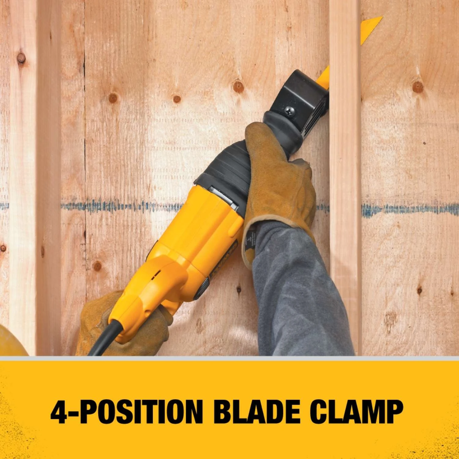 DeWalt 10 Amps Corded Brushed Reciprocating Saw Tool Only 6 DeWalt 10 Amps Corded Brushed Reciprocating Saw Tool Only - Image 6