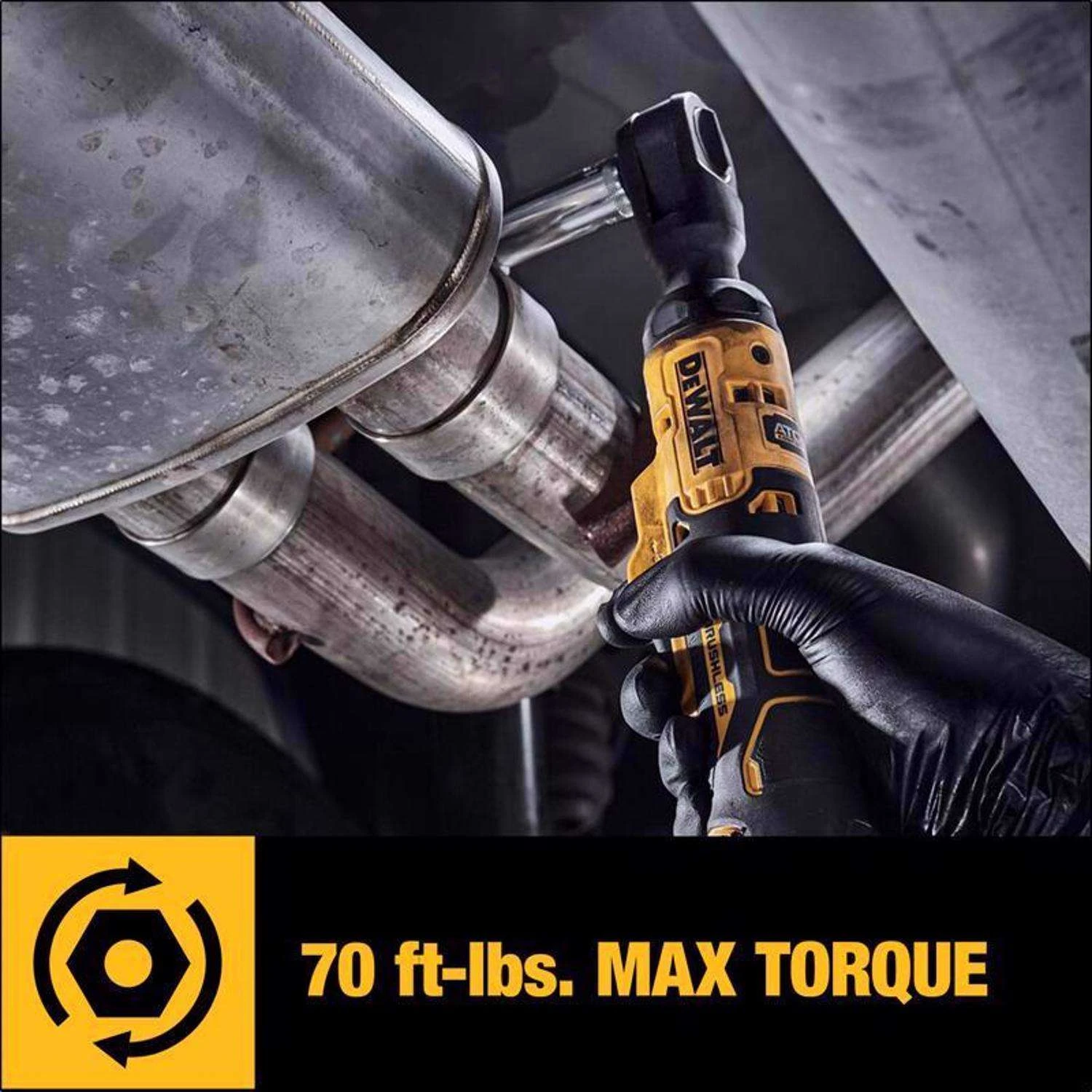 DeWalt 20V MAX ATOMIC 3/8 In. Brushless Cordless Ratchet Tool Only 4 DeWalt 20V MAX ATOMIC 3/8 In. Brushless Cordless Ratchet Tool Only - Image 4