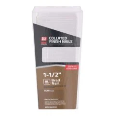 Grip-Rite 1-1/2 In. 18 Ga. Angled Strip 316 Stainless Steel Brad Nails 1 Pk