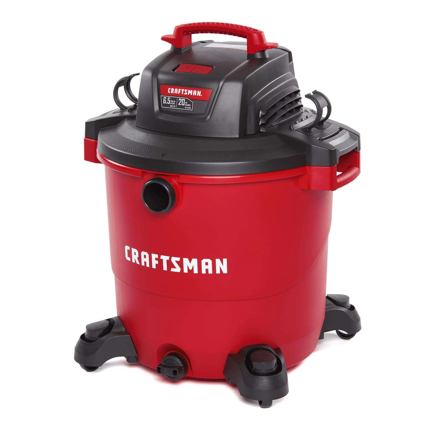 Craftsman 20 Gal Corded Wet/Dry Vacuum 12 Amps 120 V 6.5 HP 2 Craftsman 20 Gal Corded Wet/Dry Vacuum 12 Amps 120 V 6.5 HP - Image 2
